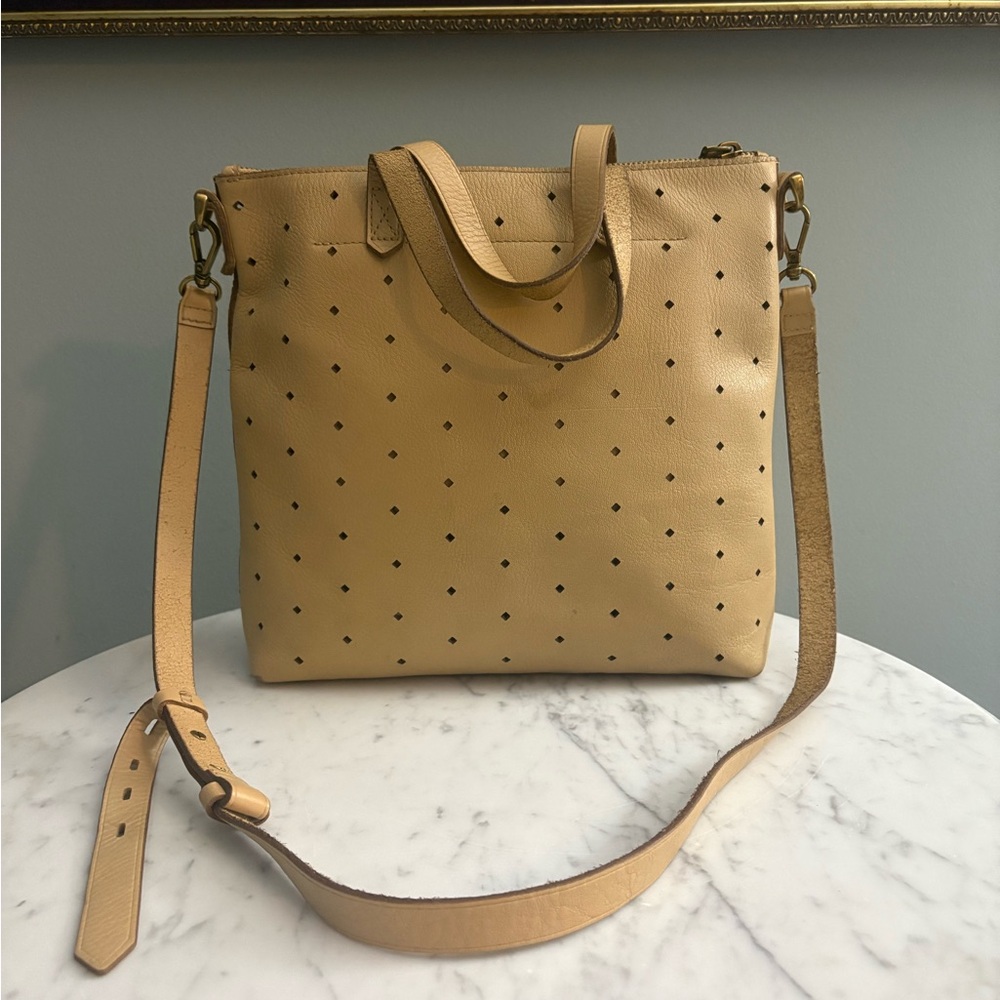 Madewell Transport Perforated Leather Crossbody Bag